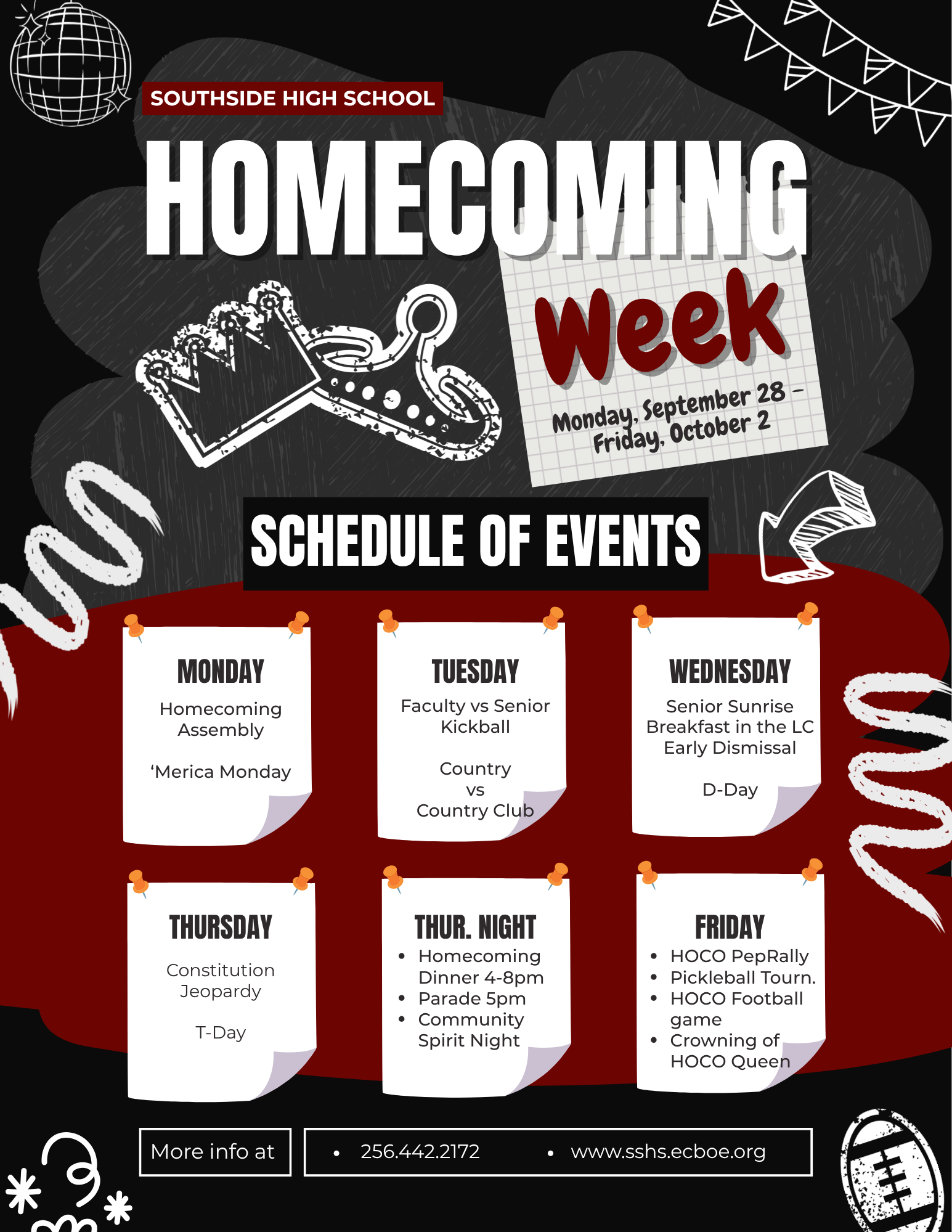 HOCO Week at a glance